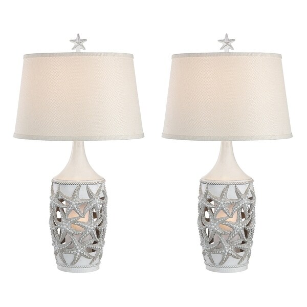 Seahaven Starfish Coastal Table Lamp Antique White Free Seahaven Starfish Coastal Table Lamp Antique White Free Shipping Today 25435560