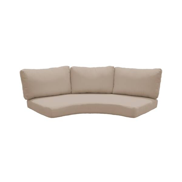 Shop 6 Inch High Back Cushions For Curved Armless Sofa Free