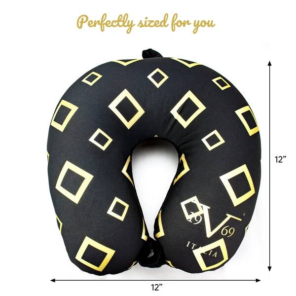 Shop 19v69 Italia Travel Neck Pillow Soft Microbeads Airplane