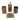 Austin Horn Classics Moderna Gold 4-piece Bath Accessories Set