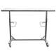 Stainless Steel Adjustable Height Work Table W/ Locking Casters