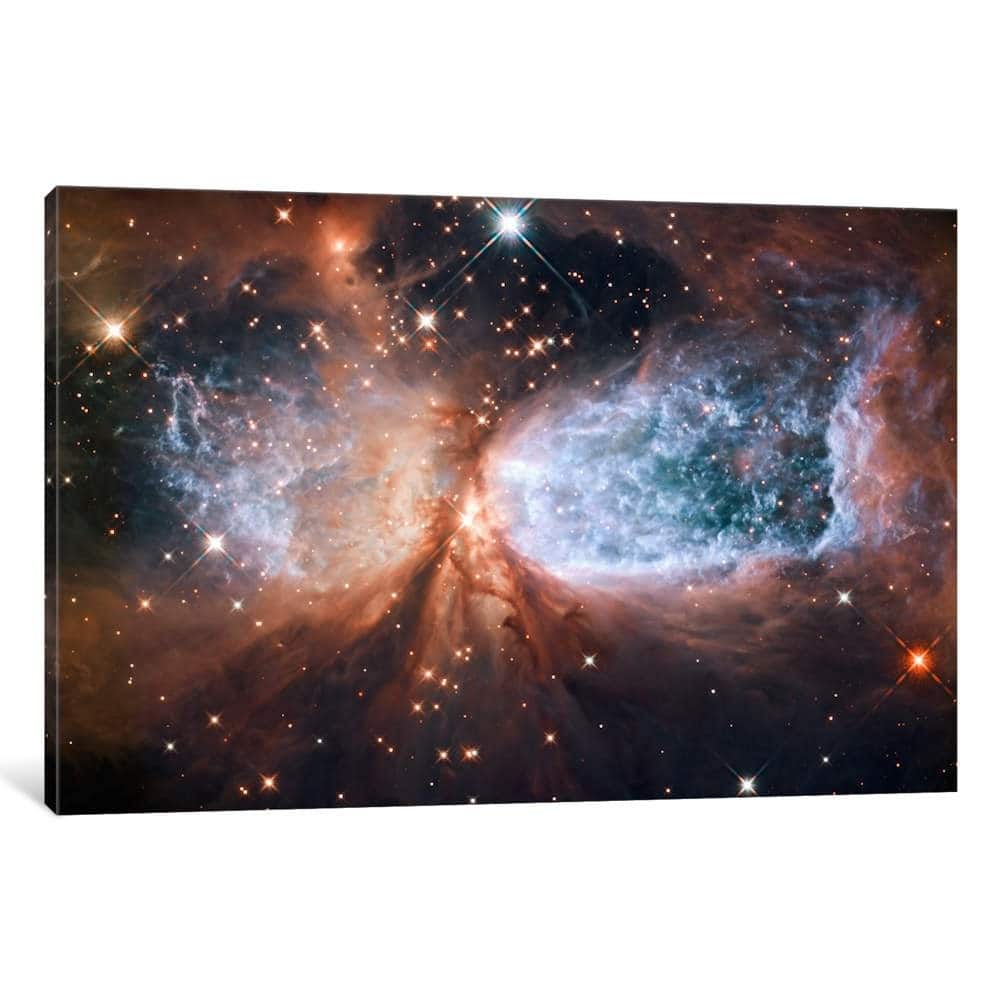 iCanvas ''Celestial Snow Angel S106 Nebula (Hubble Telescope)'', NASA
