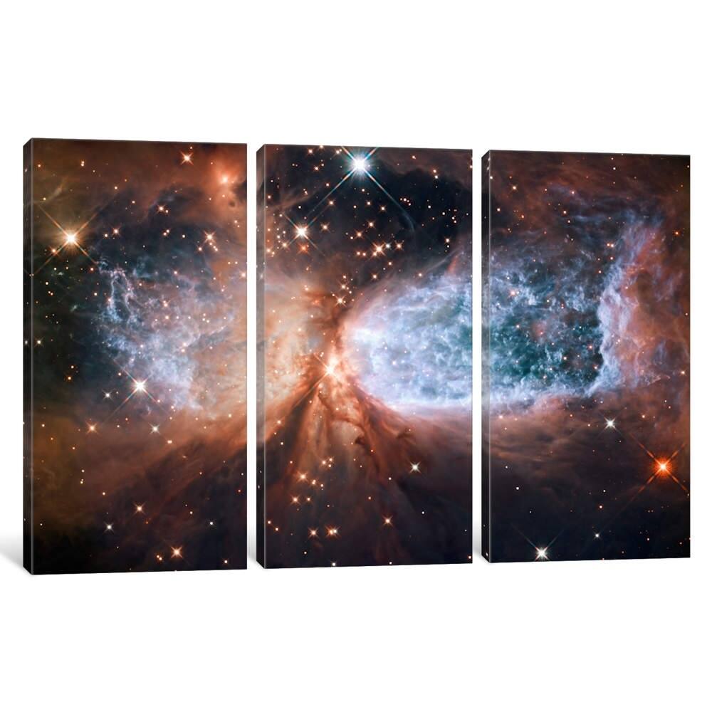 iCanvas ''Celestial Snow Angel S106 Nebula (Hubble Telescope)'', NASA