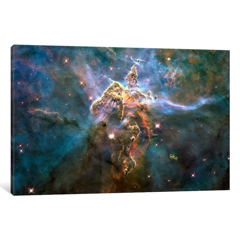 iCanvas ''Mystic Mountain, Carina Nebula - Hubble Telescope'' by NASA