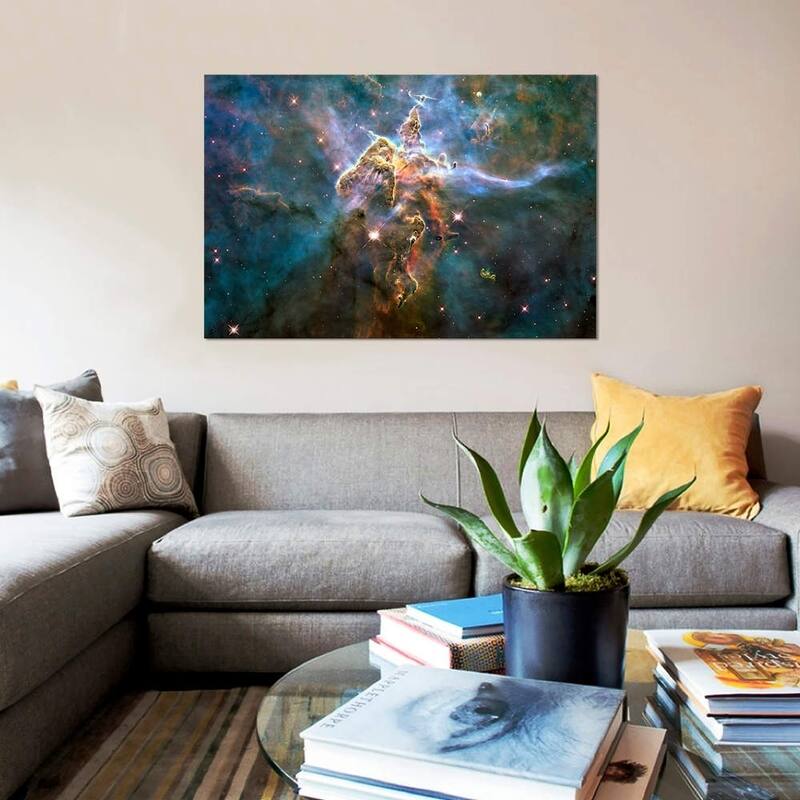 iCanvas ''Mystic Mountain, Carina Nebula - Hubble Telescope'' by NASA