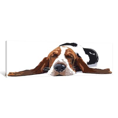 iCanvas ''Workin' Like A Dog'' by Julie Ahmad