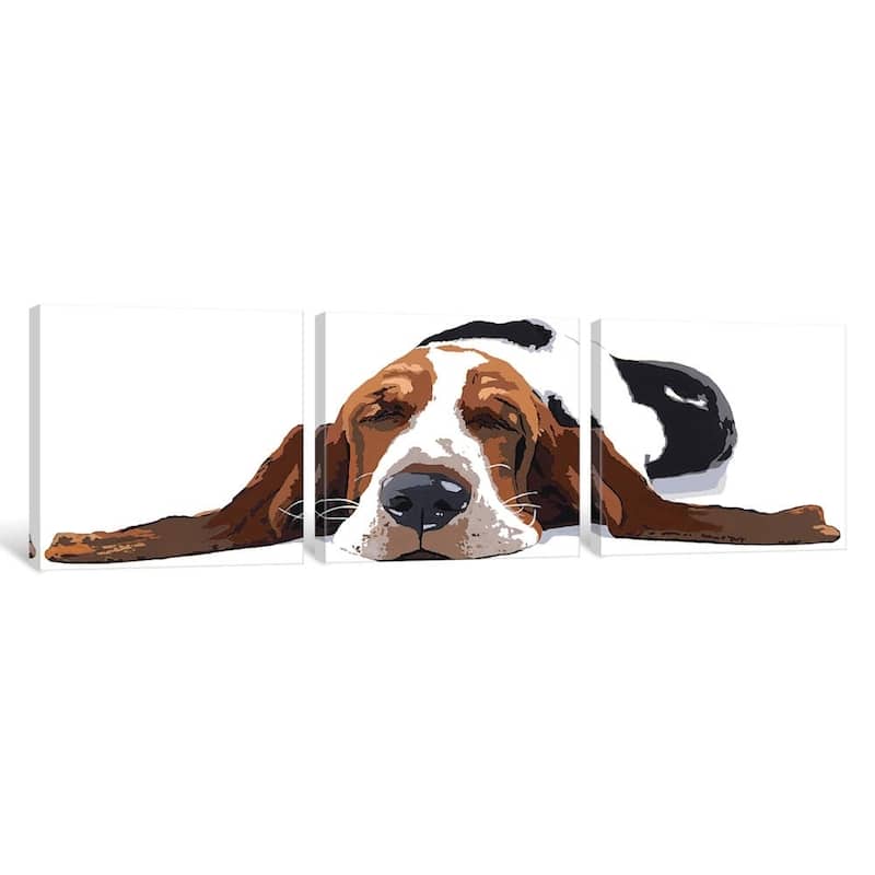 iCanvas ''Workin' Like A Dog'' by Julie Ahmad