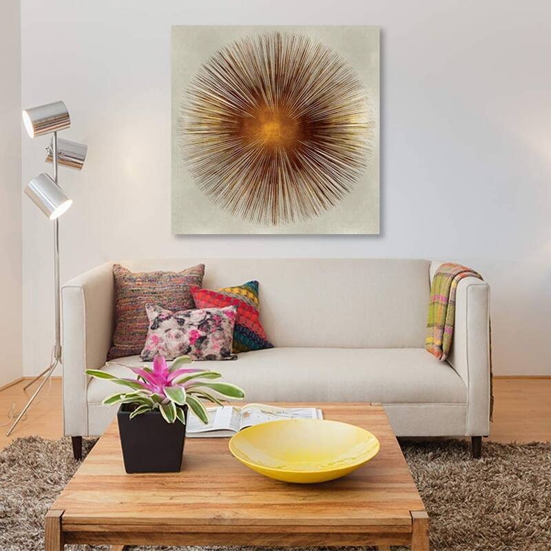 iCanvas 'Bronze Sunburst I' by Abby Young