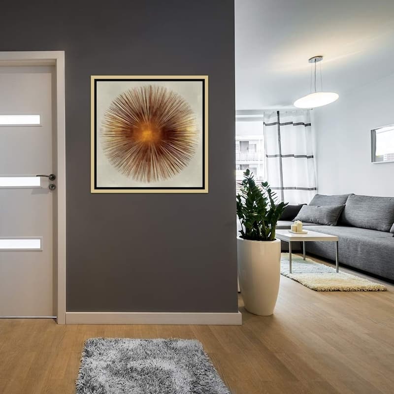 iCanvas 'Bronze Sunburst I' by Abby Young