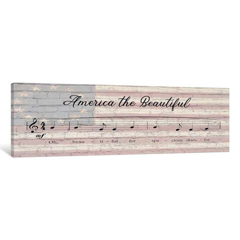 iCanvas ''America The Beautiful'' by Front Porch Pickins