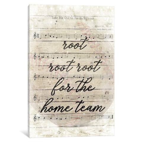 iCanvas ''Take Me Out To the Ball Game'' by Front Porch Pickins
