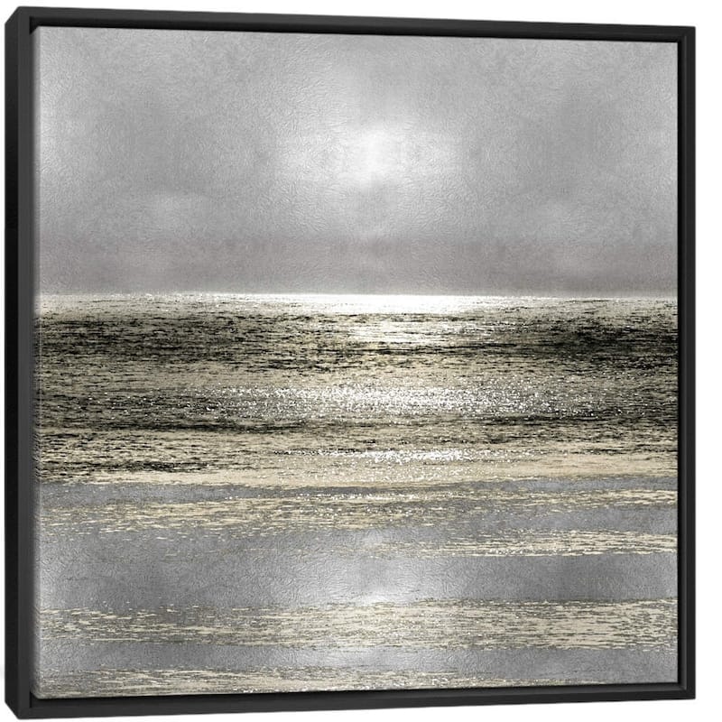 iCanvas 'Silver Seascape I' by Michelle Matthews