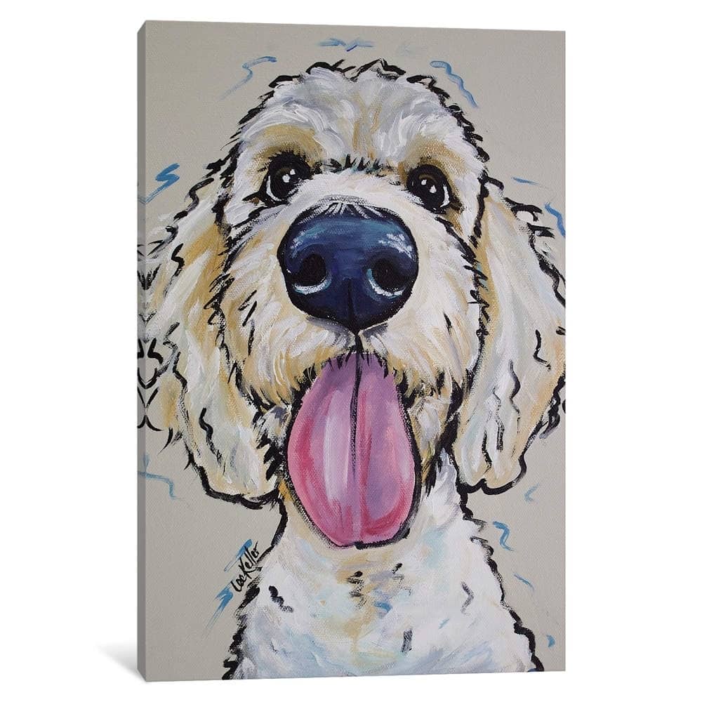 iCanvas ''Goldendoodle - Murphy Whimsical'' by Hippie Hound Studios