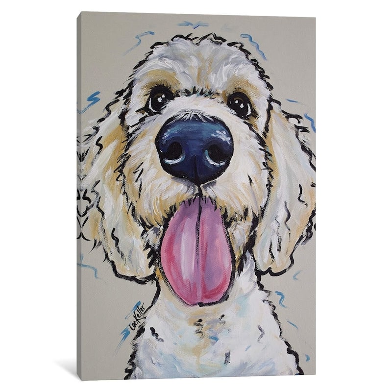iCanvas ''Goldendoodle - Murphy Whimsical'' by Hippie Hound Studios