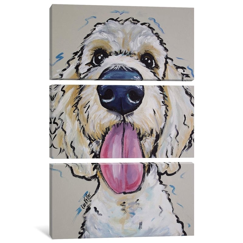 iCanvas ''Goldendoodle - Murphy Whimsical'' by Hippie Hound Studios