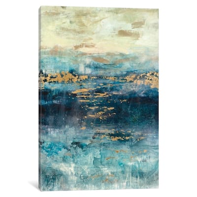 iCanvas ''Teal & Gold Scape'' by Julian Spencer