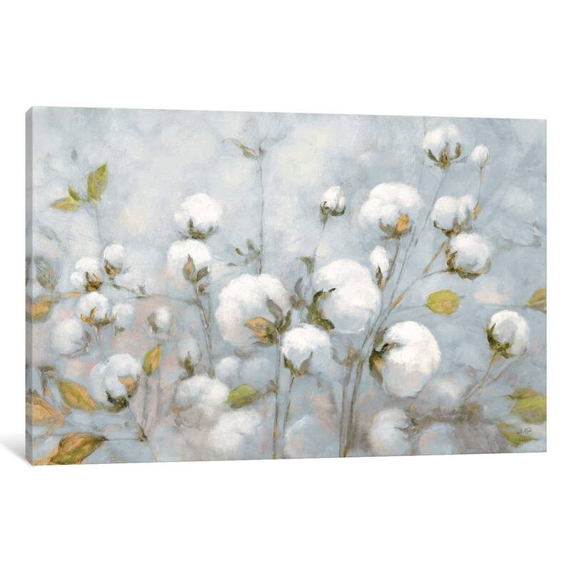 iCanvas ''Cotton Field In Blue Gray'' by Julia Purinton