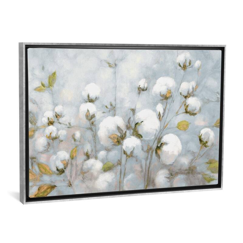 iCanvas ''Cotton Field In Blue Gray'' by Julia Purinton