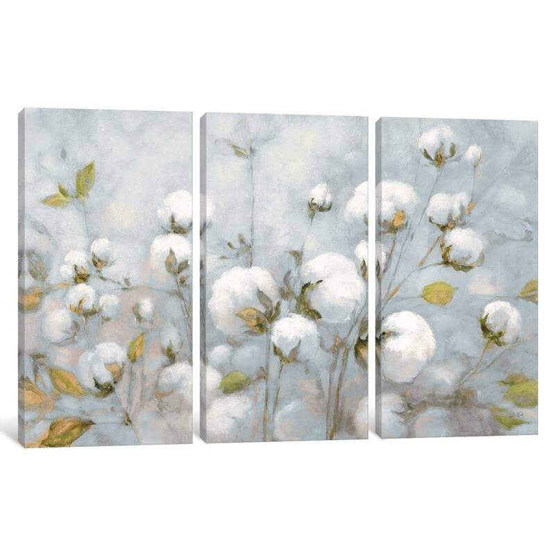 iCanvas ''Cotton Field In Blue Gray'' by Julia Purinton