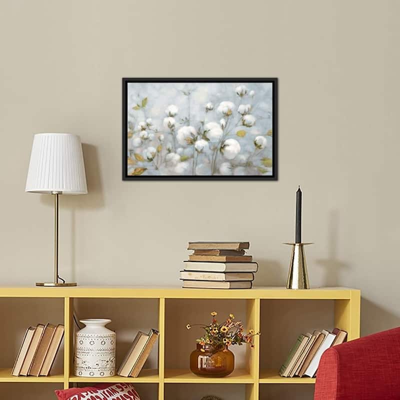 iCanvas ''Cotton Field In Blue Gray'' by Julia Purinton