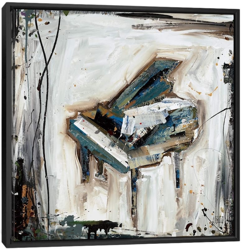 iCanvas ''Imprint Piano'' by Kelsey Hochstatter