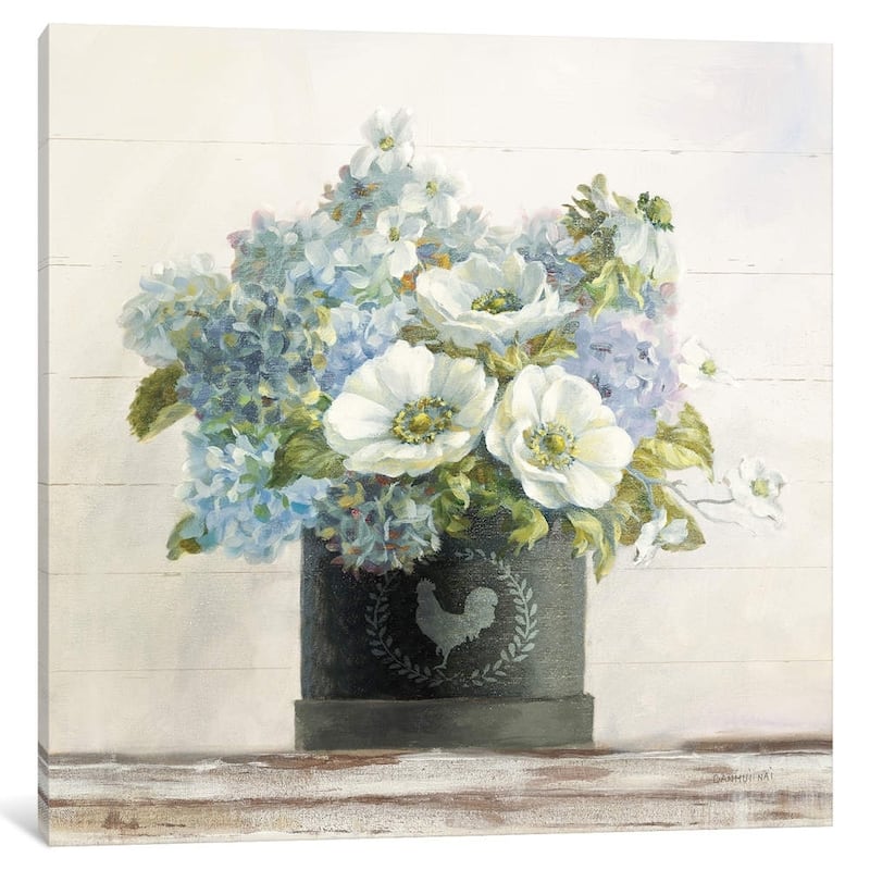 iCanvas ''Anemones In Hatbox'' by Danhui Nai