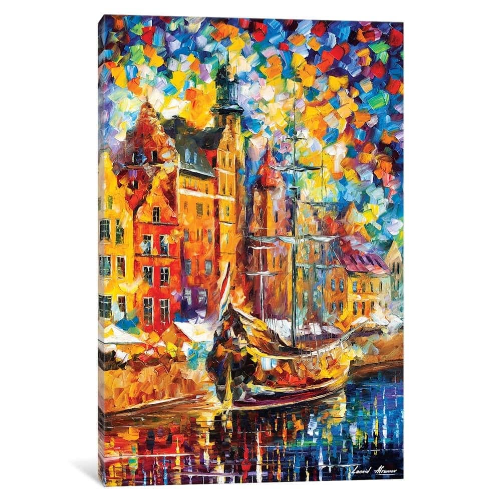 iCanvas ''Old Dock'' by Leonid Afremov