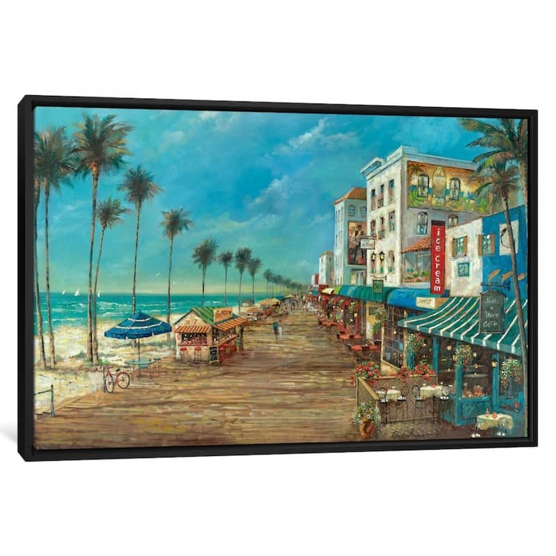 iCanvas ''A Day On The Boardwalk'' by Ruane Manning