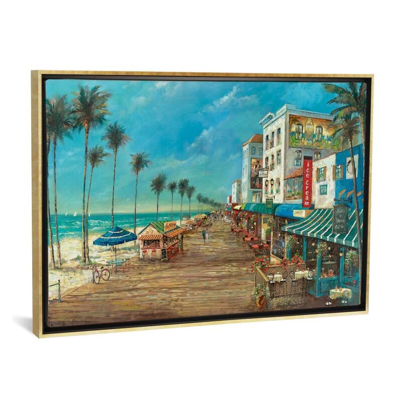 iCanvas ''A Day On The Boardwalk'' by Ruane Manning
