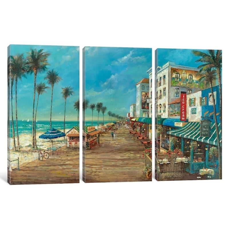 iCanvas ''A Day On The Boardwalk'' by Ruane Manning