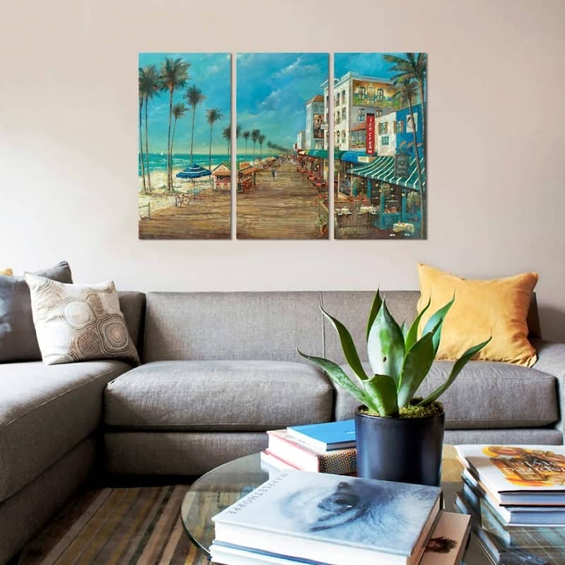 iCanvas ''A Day On The Boardwalk'' by Ruane Manning