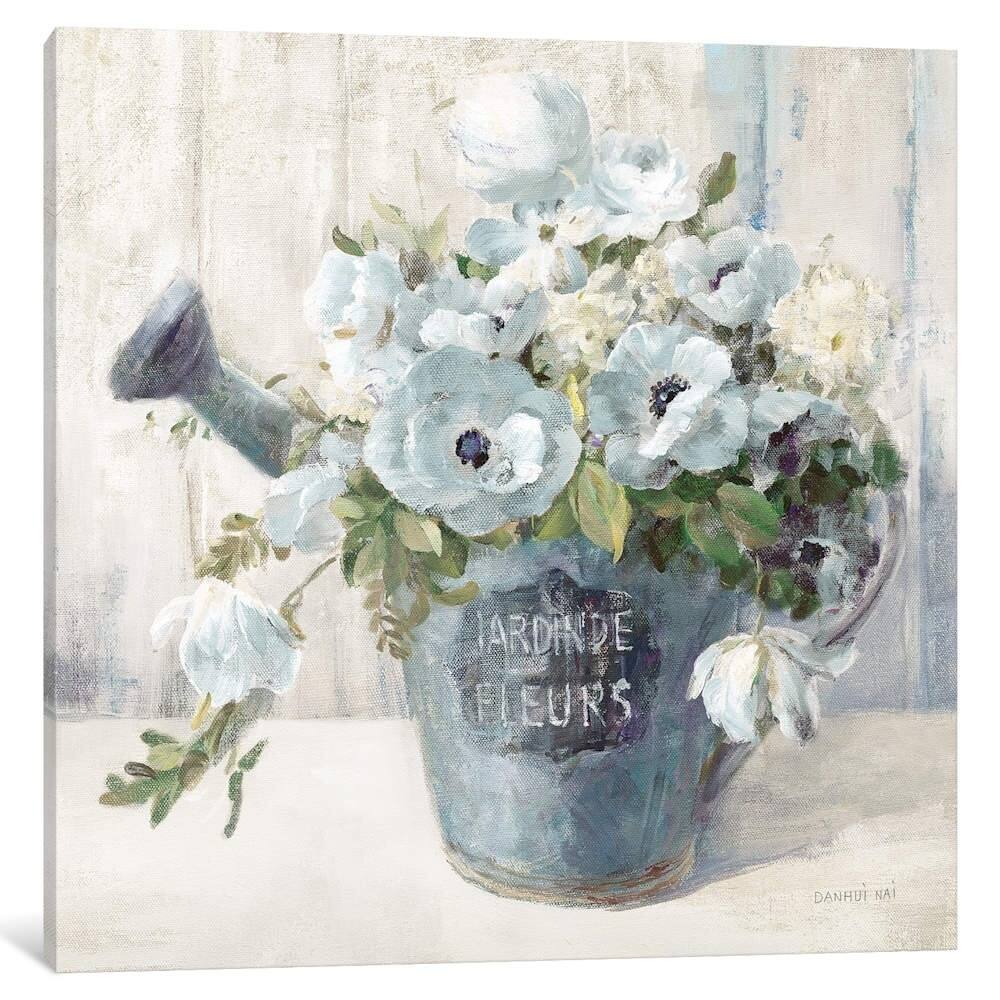 iCanvas ''Garden Blooms II In Blue'' by Danhui Nai