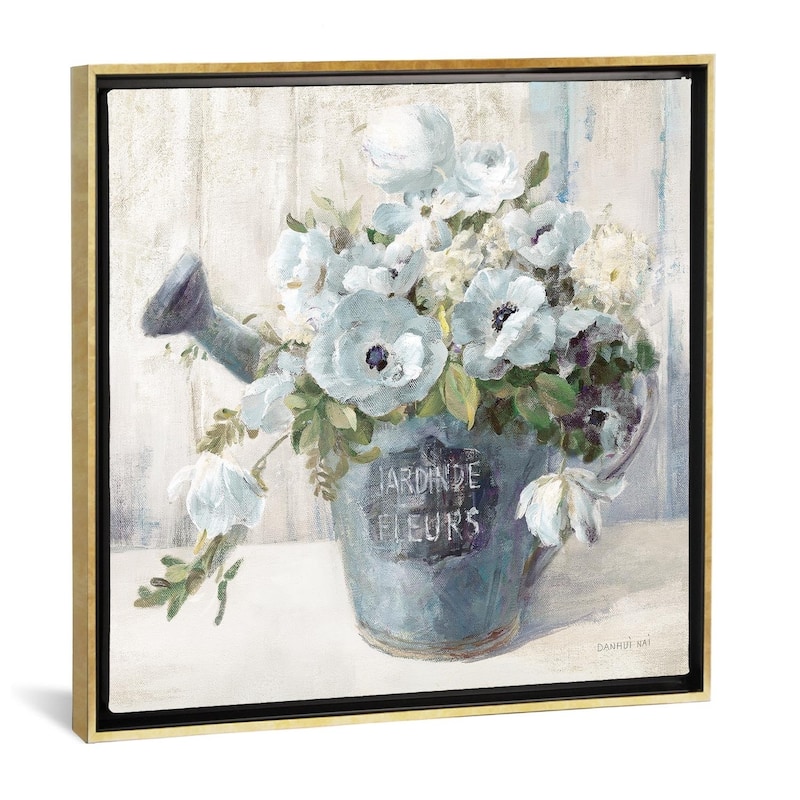 iCanvas ''Garden Blooms II In Blue'' by Danhui Nai