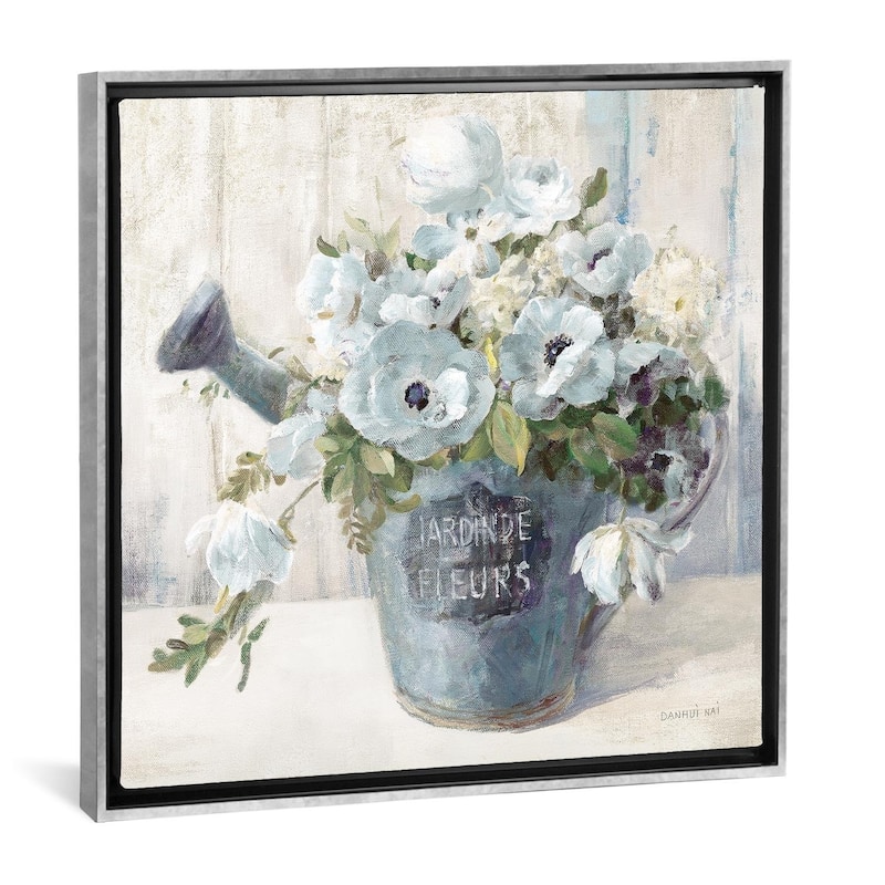 iCanvas ''Garden Blooms II In Blue'' by Danhui Nai