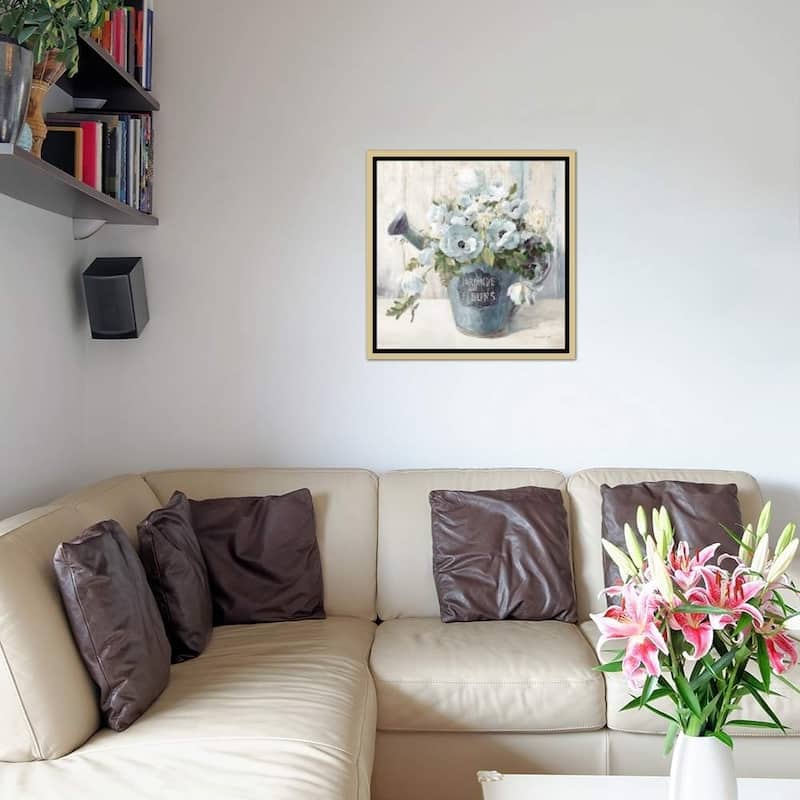 iCanvas ''Garden Blooms II In Blue'' by Danhui Nai