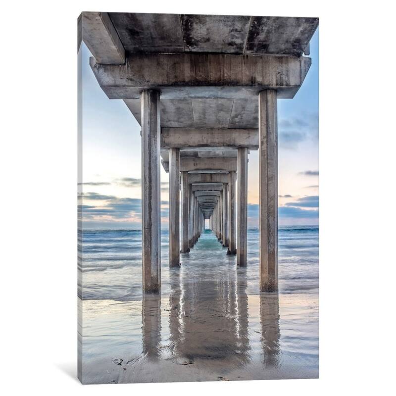 iCanvas Pillars 'Scripps Memorial Pier' by Ellen Browning