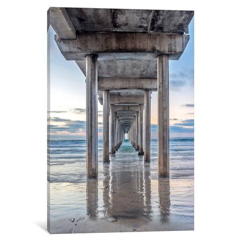 iCanvas Pillars 'Scripps Memorial Pier' by Ellen Browning