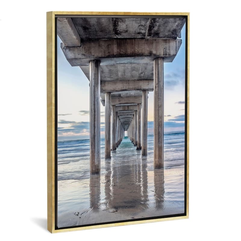 iCanvas Pillars 'Scripps Memorial Pier' by Ellen Browning