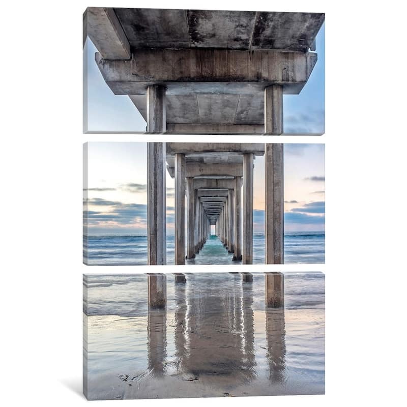 iCanvas Pillars 'Scripps Memorial Pier' by Ellen Browning