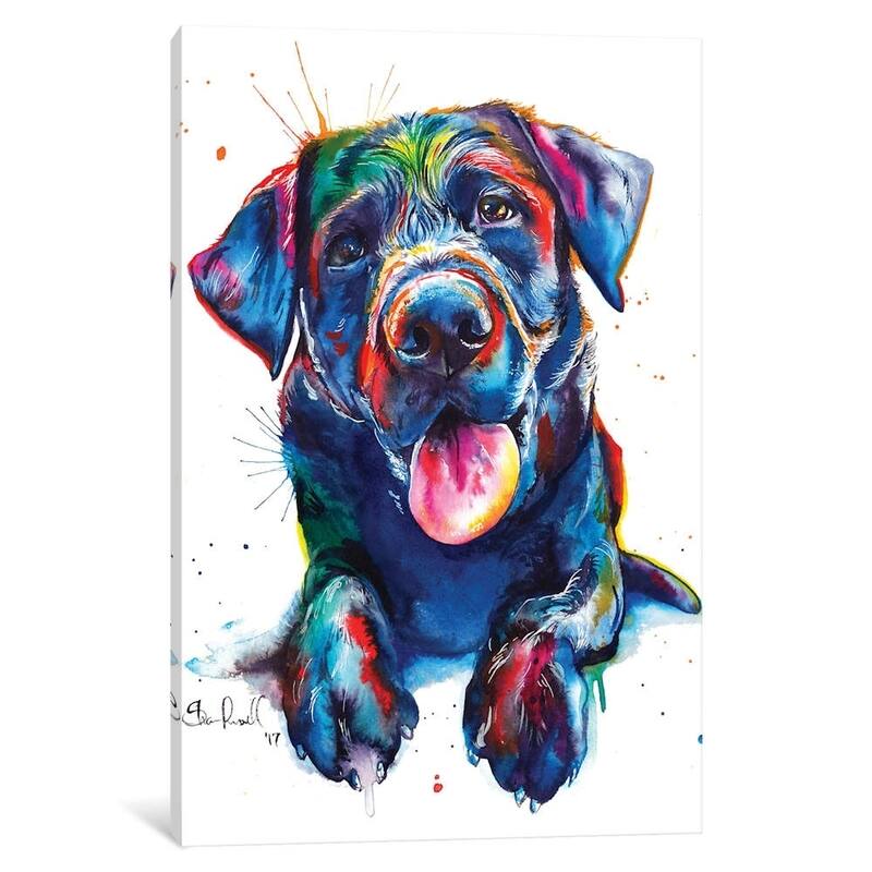 iCanvas ''Black Lab II'' by Weekday Best