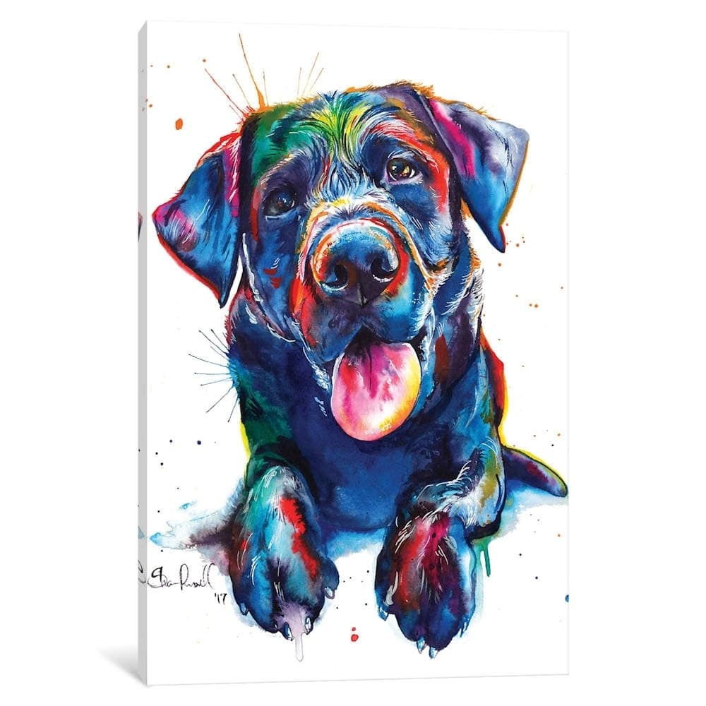 iCanvas ''Black Lab II'' by Weekday Best
