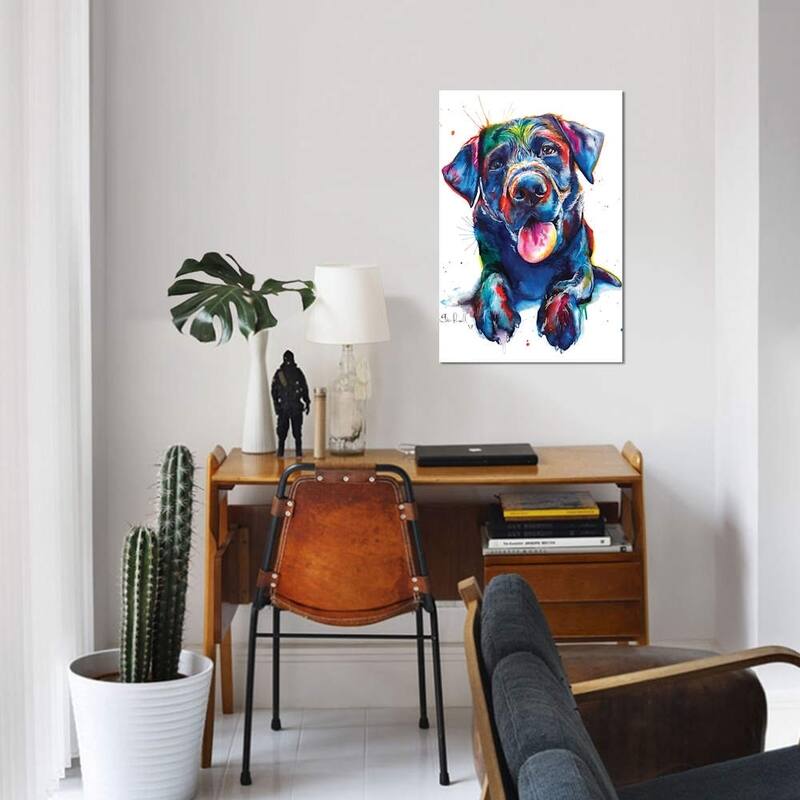 iCanvas ''Black Lab II'' by Weekday Best