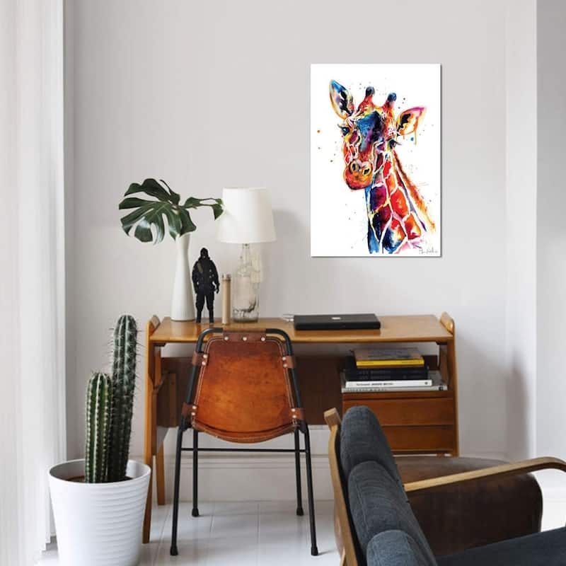 iCanvas ''Giraffe'' by Weekday Best