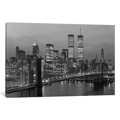 iCanvas ''1980s Manhattan Skyline, NYC'' by Vintage Images