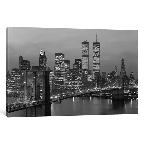 iCanvas ''1980s Manhattan Skyline, NYC'' by Vintage Images - - 25437476