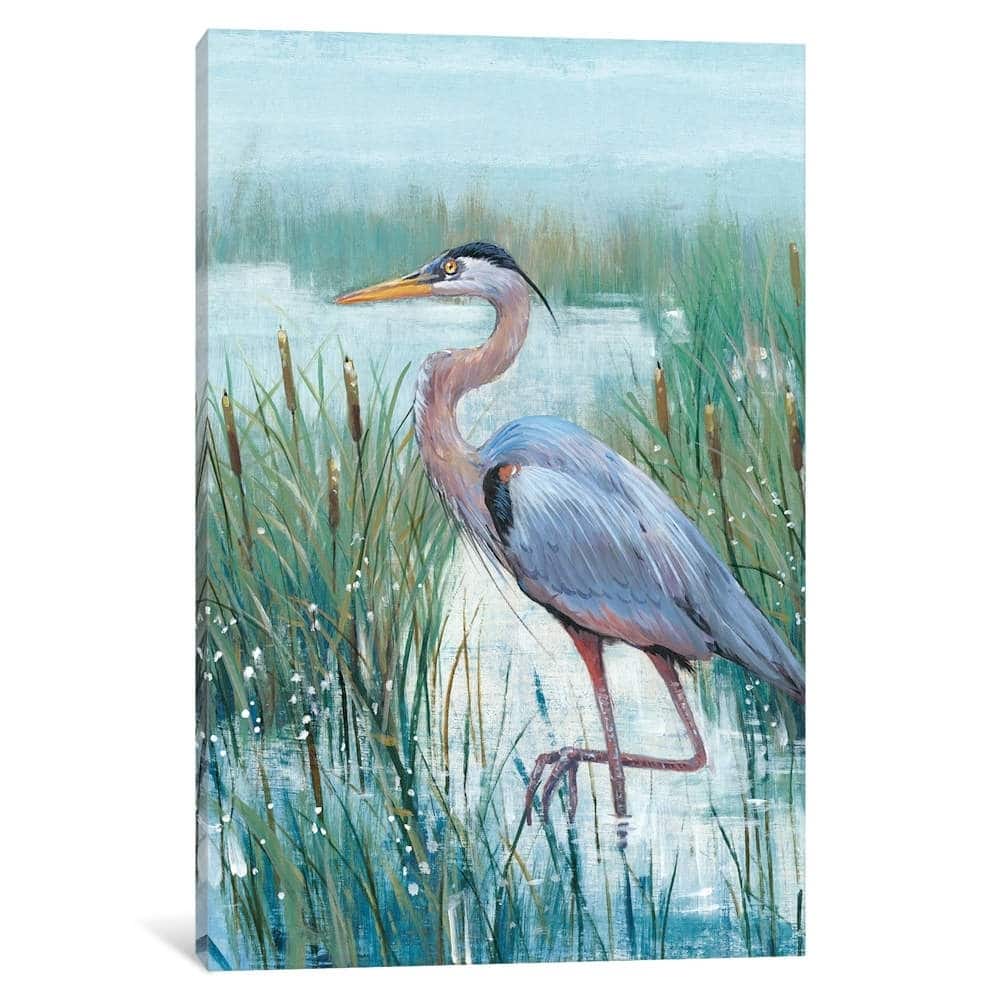 iCanvas ''Marsh Heron II'' by Tim O'Toole