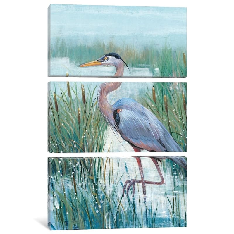 iCanvas ''Marsh Heron II'' by Tim O'Toole