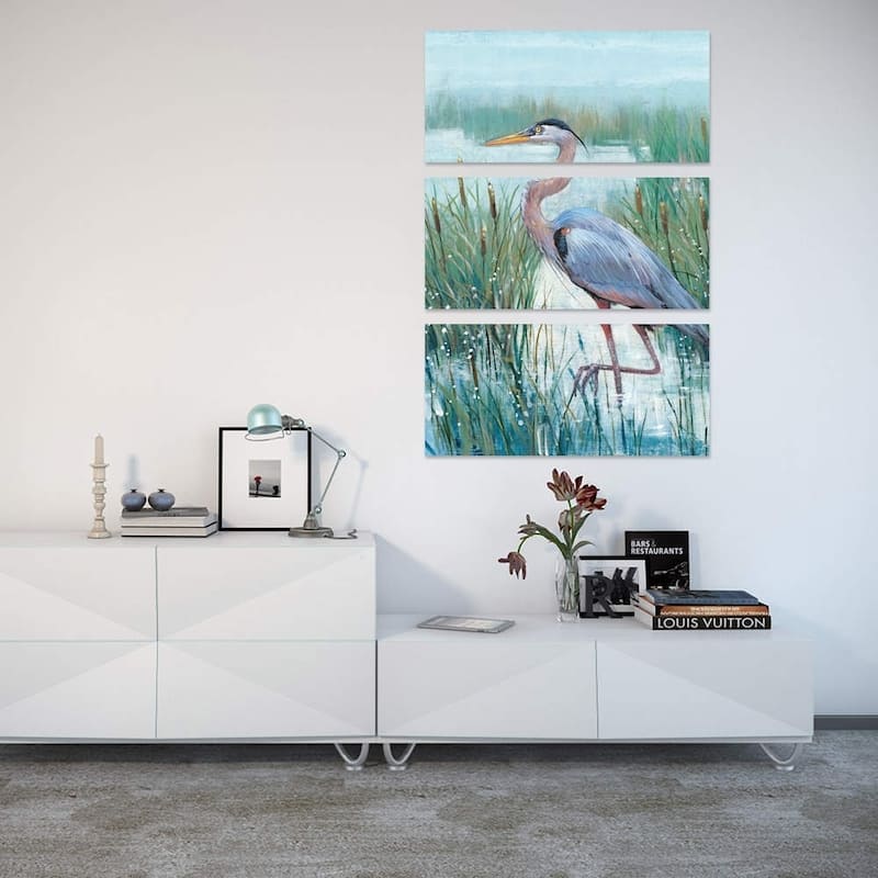 iCanvas ''Marsh Heron II'' by Tim O'Toole