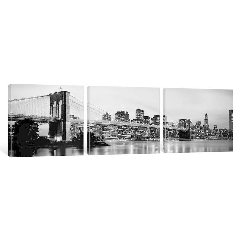 iCanvas ''Brooklyn Bridge, Manhattan, NYC, USA'' by Panoramic Images