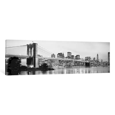 iCanvas ''Brooklyn Bridge, Manhattan, NYC, USA'' by Panoramic Images